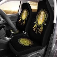 Owl Dream Catcher Car Seat Covers Gold Owl Dream Catcher Universal Fit Car Seat Covers Carseat Cover Owl Dream Catcher Car Seats