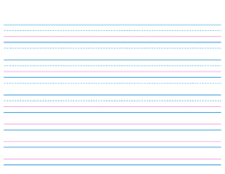 Whether your child is learning to write her name or her first sentences, these free printable handwriting worksheets will be. Lined Paper For Kindergarten Worksheets Teaching Resources Tpt