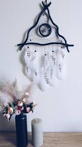 Black Triangular Dream Catcher Wall Hanging Room Decor With Wood Details Coloured In Black Acrylic And Me Dream Catcher Craft Dream Catcher Dream Catcher Diy
