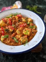 Spicy Paneer Curry Chilli Marinated Paneer In A Curry Saffron Trail