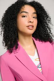 Blazer, Identity, Reverskragen, Halbfutter, hellpink