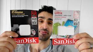 Read on to understand these memory cards better so. Sandisk Extreme Sdxc Vs Ultra Microsdxc Best Value Sd Card For 4k Youtube