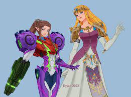 TPHD] Zelda and Samus switch outfits. (By @beschworer) : r/zelda