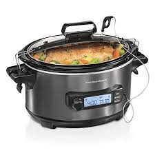 Black And Decker Wifi Slow Cooker 6 Qt Smart Slow Cooker Hamilton Beach Amazon Hamilton Beach Slow Cooker Digital Slow Cooker Slow Cooker