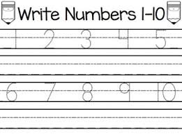 You can put as many noughts in front of a number without changing the value of that number Writing Practice Numbers 1 10 Worksheets Teaching Resources Tpt