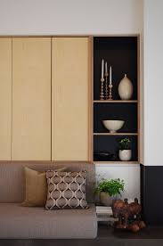 Built In Storage By Raw Edge Furniture Custom Built Cabinetry Plywood Formply Shel Cabinetry Living Room Interior Design Living Room Living Room Interior