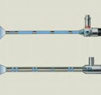 Comparison of the lens system in the endoscope. The upper ...