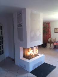 Poeles Cheminees Et Inserts Photos Des Installations Foyers 3 Faces Poele A Bois Insert Cheminee Cheminee Bois