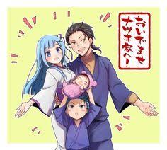 Re Zero Life In A Different World From Zero Re Zero Kara Hajimeru Isekai Seikatsu Rem Re Zero Natsuki Subaru Natsuki Rem Natsuki Spica Natsuki Rigel Shakez Anime Family Anime Drawing Styles Anime Funny