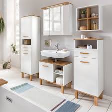 Badmobel Set 90 Cm Badschrank Spiegel Drehbar Badezimmermobel Hangeschrank Badschrank Stehend Badmobel Gunstig Badmobel Set Spiegelschrank Hochschrank