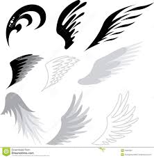 Find out their meanings and the different kinds! Abstract Angel Wing Tattoo Design Top Right Have 2 Running Parallel Wings Tattoo Angel Wings Tattoo Abstract Tattoo