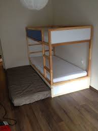 Two kura beds and a few square meters of spruce boards. Ikea Kura Double Bunk Bed Extra Hidden Bed Sleeps 3 Ikea Hackers Ikea Bunk Bed Ikea Bunk Bed Hack Ikea Kura Bed