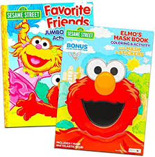 Coloring pages for elmo are available below. Amazon Com Sesame Street Coloring Book Set 2 Books Elmo And Cookie Monster Toys Games