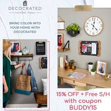 Decocrated Coupons 20 Off Or 10 Off Free Shipping Code Tenoff In 2020 Coupons Home Decor Freshen Up