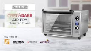 Black Decker Crisp N Bake Manual Black Deker Crisp N Bake Air Fry Toaster Ovens Youtube