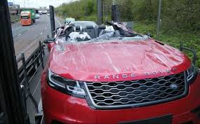 Bridge Crash Creates World S First Range Rover Velar Convertible