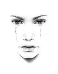 Realistic Drawings By Anne Teubert Cuded Realistic Drawings How To Draw Tears Lonely Art