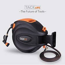 Target.com has been visited by 1m+ users in the past month Tacklife Hose Reel 65 7 Ft Wall Mounted Retractable Garden Hose Reel B Tacklife Tools