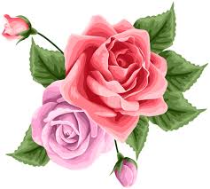 Pin By Adriana Rosa On Pink Flowers Flower Clipart Flower Art Painting Flower Art