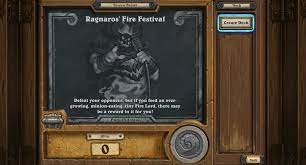 Ability to tie your decks to specific card backs that you've unlocked. Ragnaros Fire Festival Hearthstone Wiki