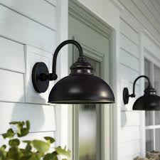 Andover Mills Percy Outdoor Barn Light Reviews Wayfair