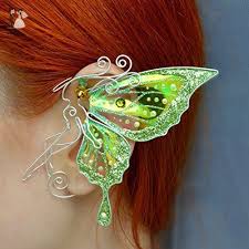 Ear Cuff Butterfly Fairy Fabulous Festival Earrings Bohemian Fringe Earrings For Women Earring Fairy With Butterfly Festival Earrings Ear Cuff Fringe Earrings