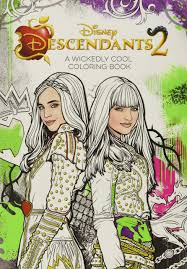 You can now print this beautiful the evil queens daughter evie dark hair descendants coloring page or color online for free. Descendants 2 A Wickedly Cool Coloring Book Art Of Coloring Disney Book Group 9781368014397 Amazon Com Books