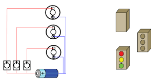 Contohnya adalah sebuah rangkaian yang memiliki dua resistor dimana terdapat satu jalur kabel untuk setiap resistor seperti pada gambar dibawah ini. Cara Membuat Lampu Lalu Lintas Sederhana Mikirbae Com