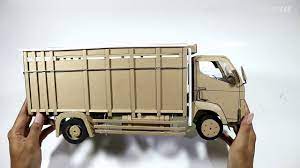 Miniatur truk kayu keren ini adalah dua dari belasan truk kayu. Pembuatan Miniatur Truk Canter Dari Kardus Part2 Youtube
