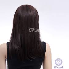 For women who are above 50, the hairstyles must be chosen based on both hair texture and face shape. Natural Synthetic Fiber Dark Brown Side Swept Bang Armpit Length Hairstyle Straight Women Wig With Wig Cap And Adjustable Buckle Wig Cap Mesh Cap Cutewigs With Natural Hairline Aliexpress