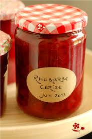 Compote Ou Confiture Rhubarbe Cerise Passion Gourmandise Confiture Rhubarbe Recettes Avec Rhubarbe
