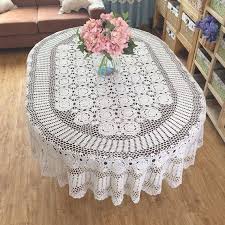 Gorgeous Hand Crochet Tablecloth Oval Huge Size Handmade Etsy Crochet Tablecloth Pattern Crochet Tablecloth Hand Crochet