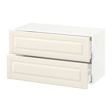 Sektion Wall Cabinet With 2 Drawers White Maximera Bodbyn Off White 36x15x20 Ikea Ikea Kitchen Wall Cabinets Wall Cabinet Kitchen Wall Cabinets