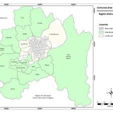 Map of communes of the santiago this vector image includes elements that have been taken or adapted from this file: Comunas De La Periferia Metropolitana De Santiago De Chile Download Scientific Diagram