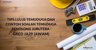 Tips Lulus Contoh Soalan Temuduga Penolong Jurutera Ja29 Awam