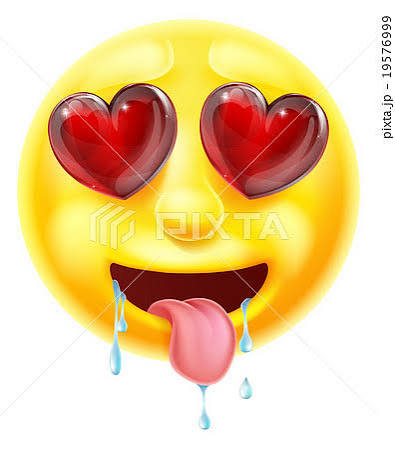 Heart Eyes Emoji Emoticon - Stock Illustration [19576999] - PIXTA