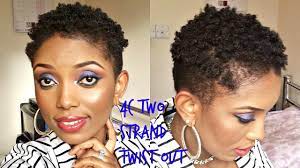 Natural Hair 4c Two Strands Twist Out On A Very Short Hair Natural Hair Twist Out Twist Hairstyles Two Strand Twist