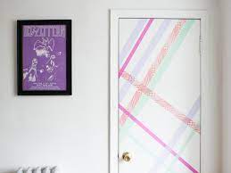 Decorating dorm walls with washi tape. 10 Ways To Transform Your Space With Washi Tape Hgtv