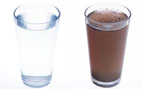 Image result for images drinking water contaminated rust