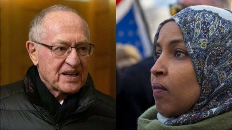 Horrible, Horrible Human Being': Alan Dershowitz Says He 'Hopes' Rep. Ilhan Omar Goes 'to Jail' Amid Citizenship Fraud Investigation - AOL