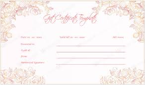 Congratulation wedding gift card template. Gift Certificate Templates 5 Beautiful Gift Certificates To Use In 2016