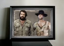Pin By Roman Lutsenko On Bud Spencer And Terence Hill In 2020 Pop Art Collage Vintage Pop Art Artwork Fine Art