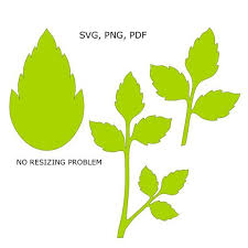 Rose Leaf Svg Dxf Png Pdf Paper Flower Leaves Svg Branch Svg Etsy Leaf Template Printable Leaf Template Paper Roses