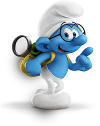 Brainy Smurf 2017movie Smurfs Cartoon Brainy