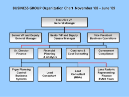 Business Group Organization Chart November 08 June 09