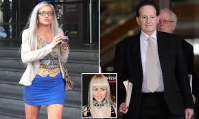 Eccentric australian businessman and former afl owner geoffrey edelsten dies at the age of 78. Geoffrey Edelsten To Appear In Court On Crutches To Fight Petty Driving Offence Daily Mail Online