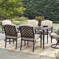 For starters, this set is fashioned out of acacia timber. Patio Dining Furniture Patio Furniture The Home Depot