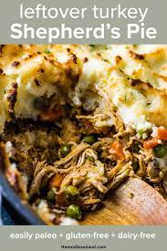 Leftover Turkey Shepherd S Pie Recipe Turkey Shepherds Pie Shredded Turkey Recipes Leftover Turkey