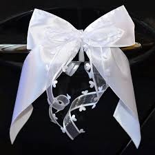 Hochzeitsschleifen In Weiss 10 Hochwertige Handgemachte Antennenschleifen Dekoration Fur Das Brautauto Auto Dekoration Bogen Hochzeit Uberraschung Hochzeit