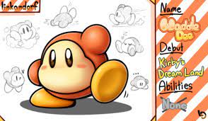 Every Kirby Character Project on X: Waddle Dee! The most common inhabitant  of Planet Popstar, and most other planets too. Truly the ideal form of what  a person can be. Mouths have